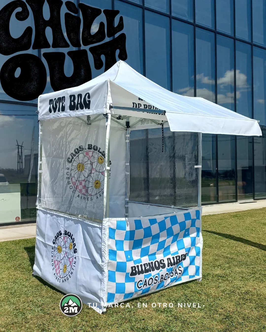 Gazebos y carpas con gráfica